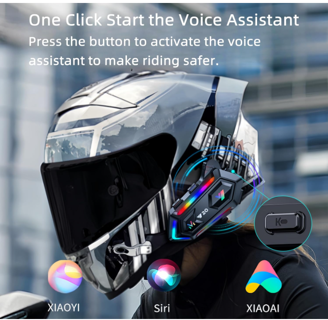 Auriculares para casco de motocicleta con sonido de alta fidelidad