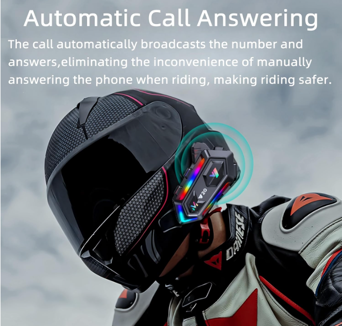 Auriculares para casco de motocicleta con sonido de alta fidelidad