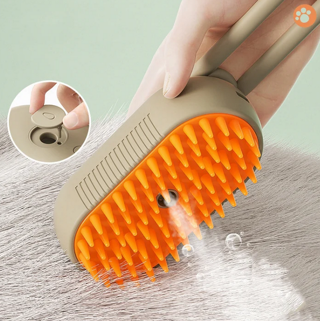 Cepillo a vapor para mascotas