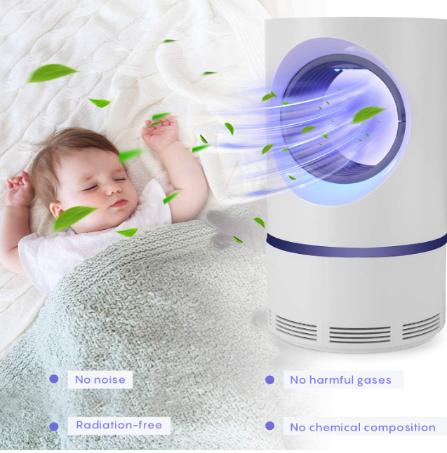 Lampara Mata Y Atrapa Mosquitos