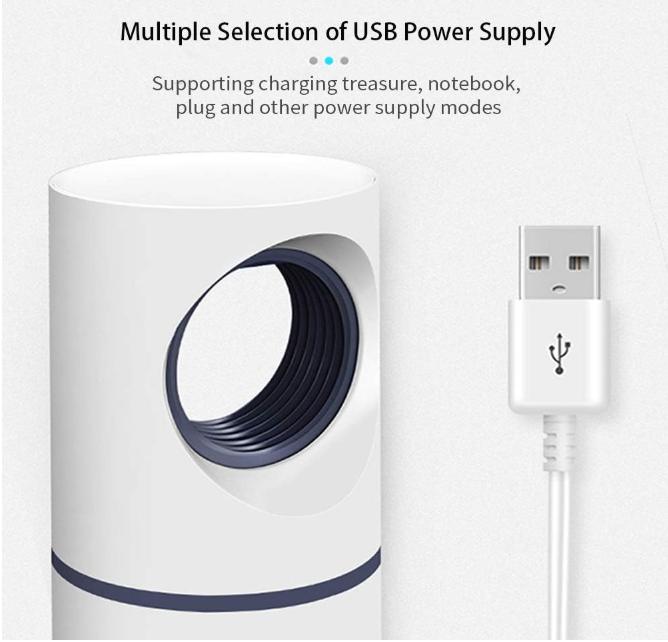 Lampara Mata Y Atrapa Mosquitos