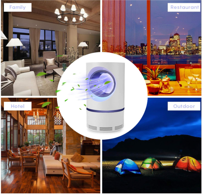 Lampara Mata Y Atrapa Mosquitos