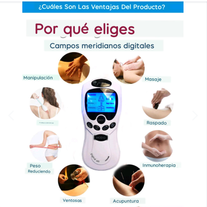 Masajeador Digital Recargable