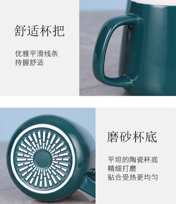 Taza Ceramica Con Base Calentadora